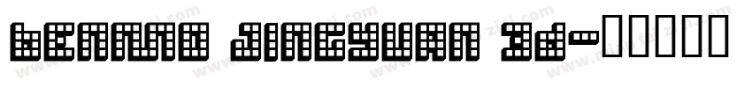 BENMO Jingyuan 3D字体转换